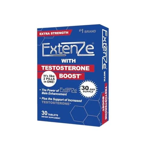 ExtenZe Testosterone Boost Tablets 30 Count | Supports Energy & Vitality thumbnail 1