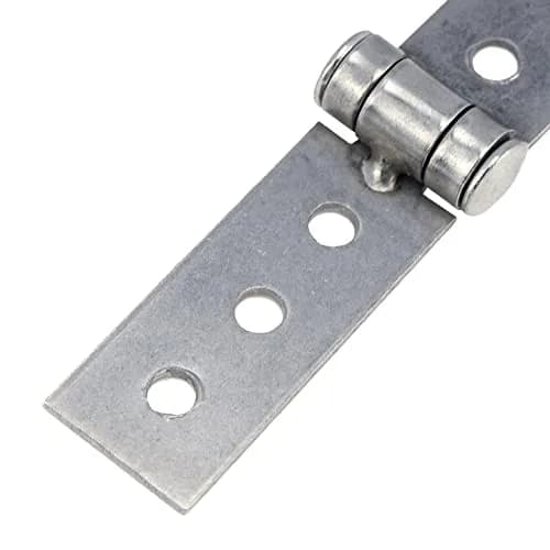 S SYDIEN Silver Folding Butt Hinges 2Pcs 84mm (3.31'') | Heavy Duty Stainless Steel Door Hinges for Cabinets & Windows thumbnail 9
