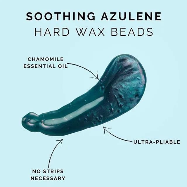 GIGI Azulene Hard Wax Beads for Sensitive Skin, 907g (32 oz) | Gentle Face & Body Hair Removal thumbnail 3