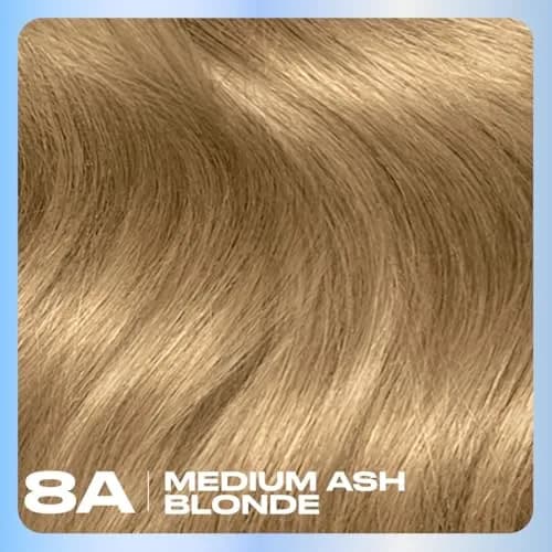 Clairol Nice'n Easy Permanent Hair Dye 8A Medium Ash Blonde | 6.26 Fl Oz (Pack of 3) thumbnail 3