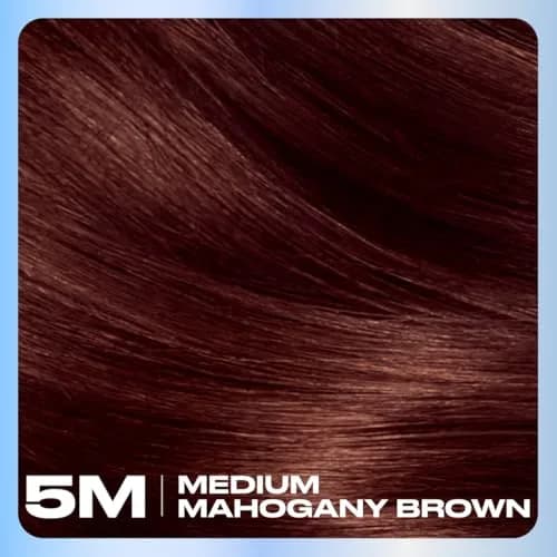 Clairol Nice'n Easy 5M Medium Mahogany Brown Permanent Hair Dye for Rich Colour - 3 Pack thumbnail 3