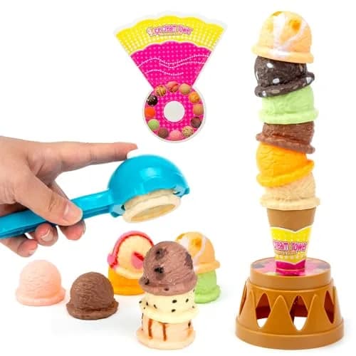BigOtters Ice Cream Game, Sweet Treats Tower | Pretend Play Food for Kids thumbnail 1