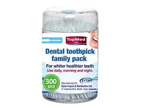 TOPMED ETS Toothpicks Hygiene Sticks 300 Count | Flexible, Non-Linting Dental Picks thumbnail 3