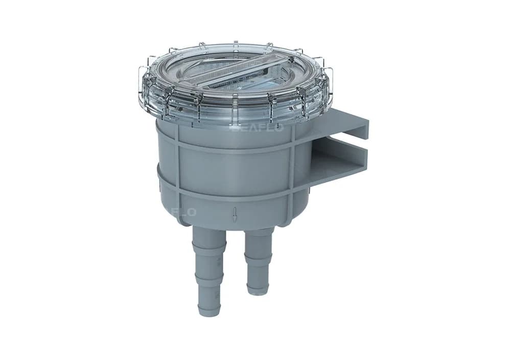 SEAFLO Raw Water Intake Basket Strainer for Seawater Marine & Boat | Fits 1/2", 5/8", & 3/4" Hose - main product image