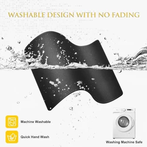 JIKIOU 3 Pack Mouse Pad with Stitched Edge, Perfect Size 25.9cm x 21.1cm x 3mm | Durable Natural Rubber Base for Smooth Tracking thumbnail 6