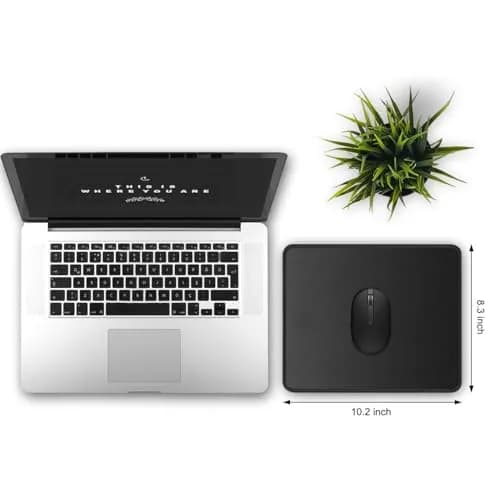 JIKIOU 3 Pack Mouse Pad with Stitched Edge, Perfect Size 25.9cm x 21.1cm x 3mm | Durable Natural Rubber Base for Smooth Tracking thumbnail 2