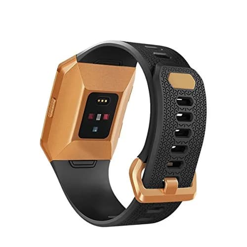 AIUNIT Compatible Ionic Bands Large (18mm) | Black with Burnt Buckle Sport Replacement Strap thumbnail 2