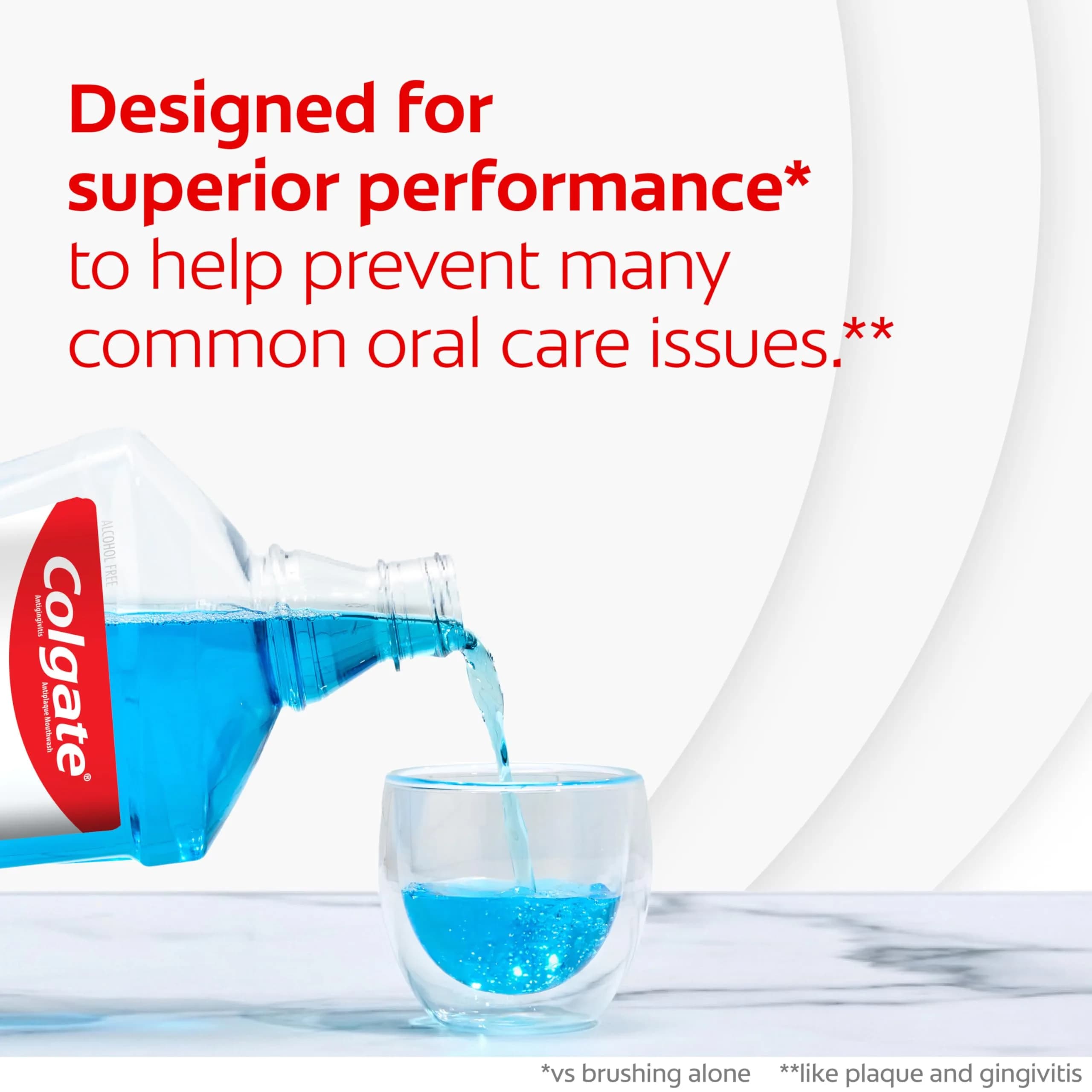 Colgate Total Alcohol Free Mouthwash, Peppermint, 500 mL | 12HR Germ Protection, Fresh Breath, ADA Accepted — 33.8 Fl Oz / Peppermint thumbnail 4