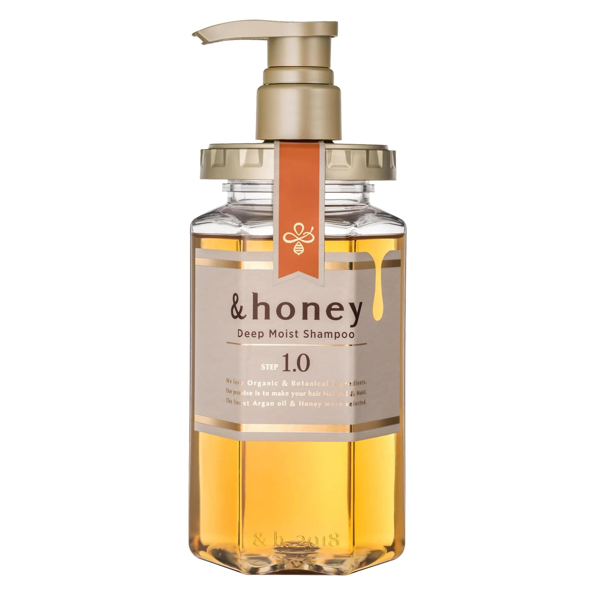 & Honey Deep Moist Shampoo 440ml | Hydrating with Honey & Royal Jelly for Dry Hair