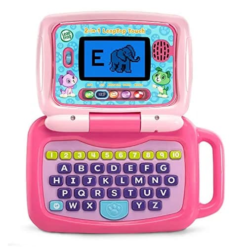 LeapFrog 2-in-1 LeapTop Touch Learning Toy, Pink | Ages 2-5 Years thumbnail 1