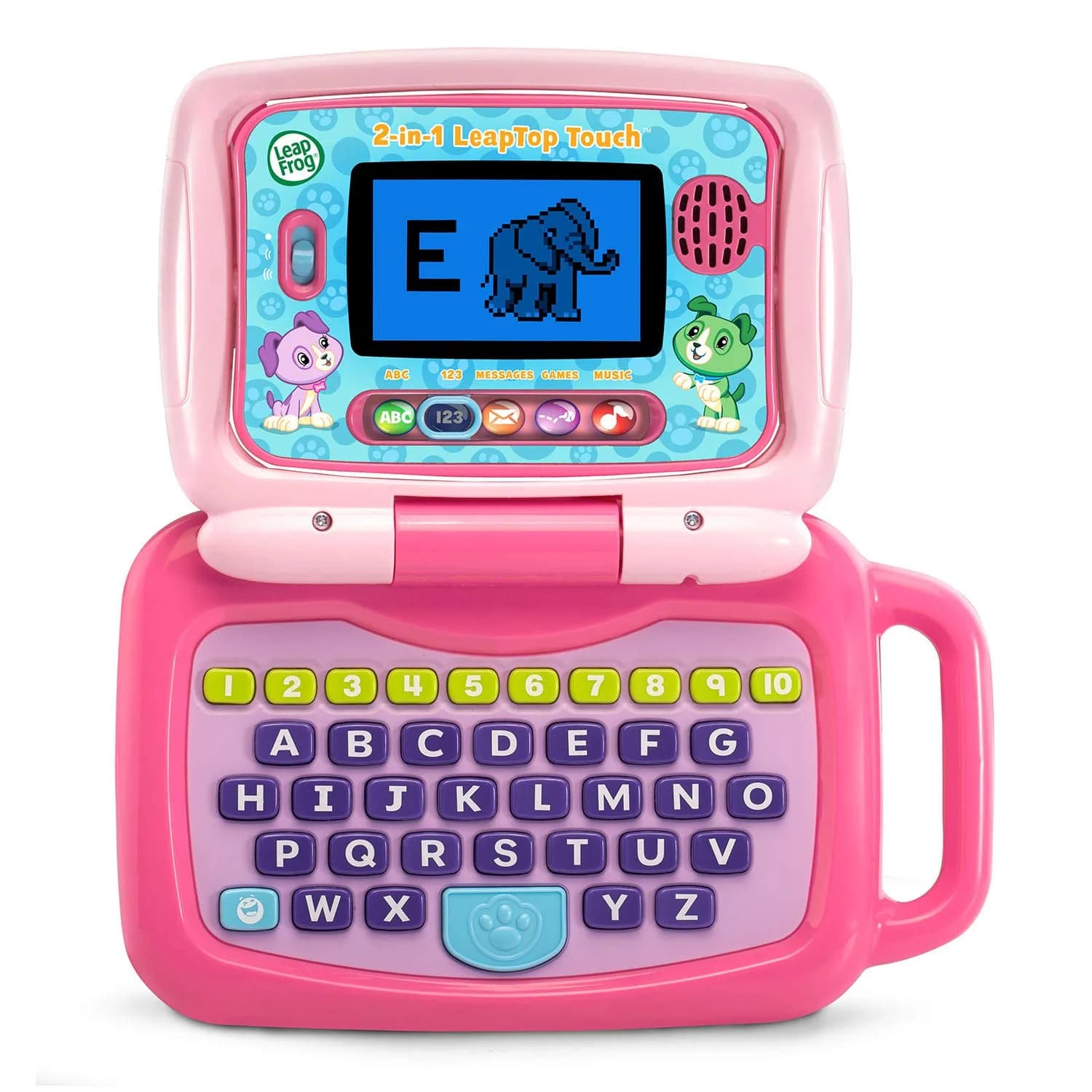 LeapFrog 2-in-1 LeapTop Touch Learning Toy, Pink | Ages 2-5 Years