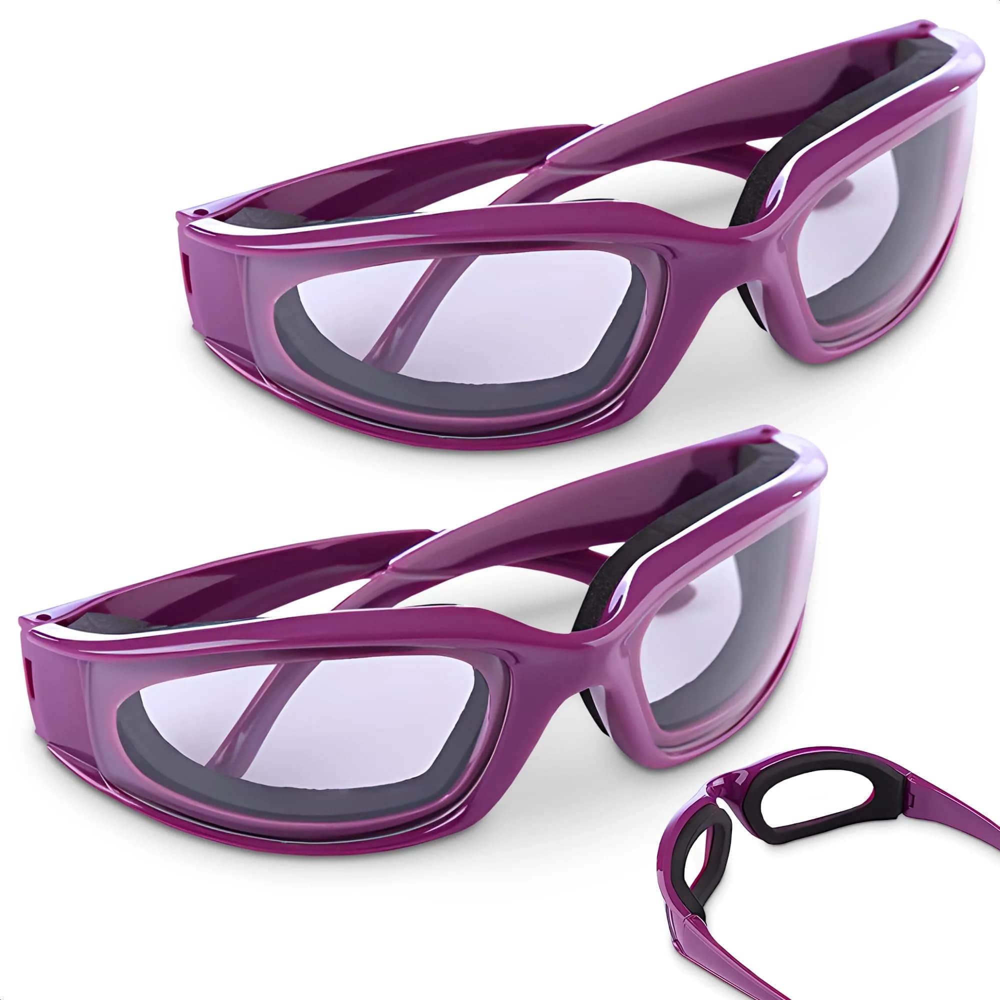 SYAYVO Onion Goggles for Cooking, Tear Free Cutting Glasses 5.6" X 1.7" X 4.8" Inch | Snug Fit for Clear Vision - main product image