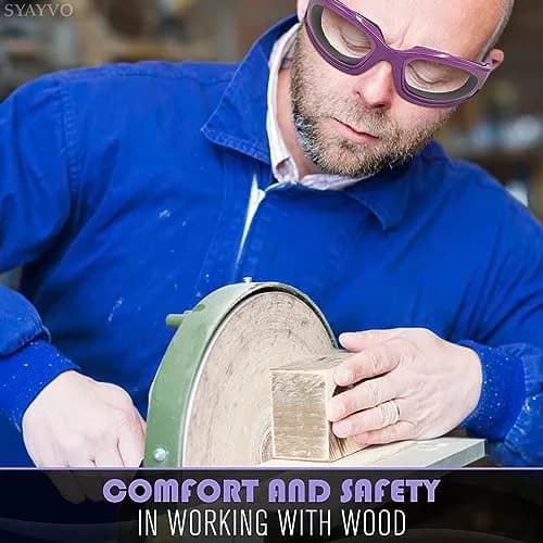 SYAYVO Onion Goggles for Cooking, Tear Free Cutting Glasses 5.6" X 1.7" X 4.8" Inch | Snug Fit for Clear Vision thumbnail 7