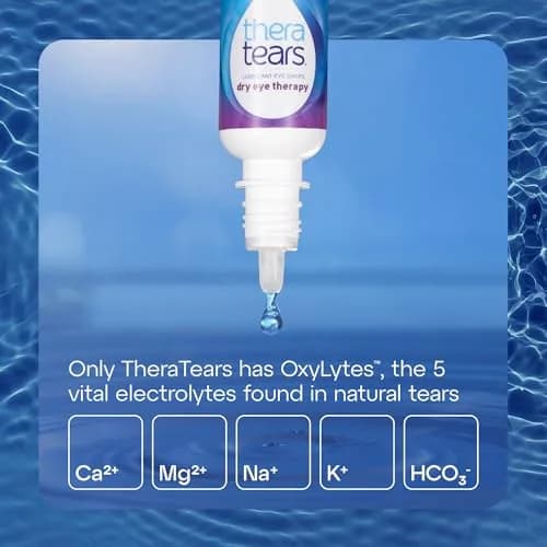 TheraTears Dry Eye Drops Lubricating 30ml (1 Fl Oz x 2) | Doctor Recommended for Dry Eyes thumbnail 3
