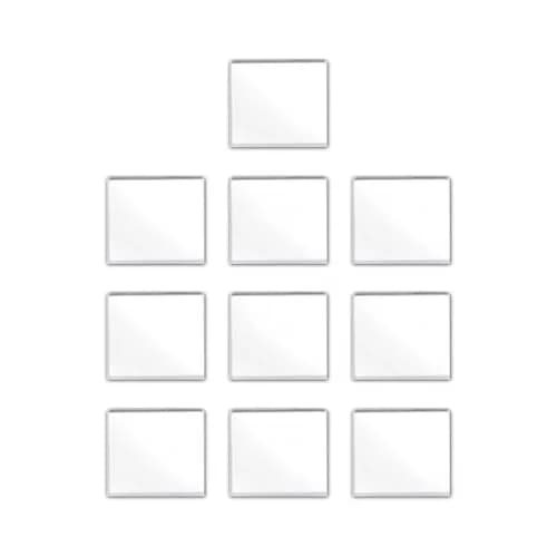 Quanmin 6mm x 6mm x 0.55mm 850nm Narrow Band Pass IR-Cut Filter Set | 10pcs Optical Glass for Barcode Scanner & Face Recognition thumbnail 1