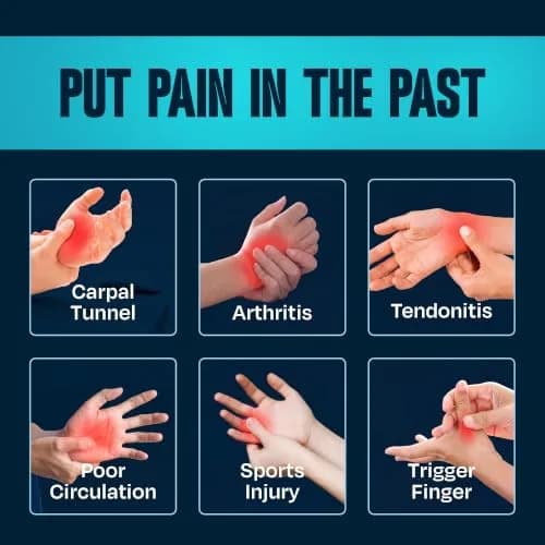 ComfyBrace Copper Infused Compression Arthritis Gloves for Hand & Finger Relief | Small (1 Pair) thumbnail 5