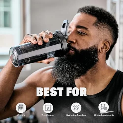 BlenderBottle ProSeries Tritan Shaker Bottle 28 oz (794 ml) Black | Leak-Proof Mixing for Protein Shakes & Smoothies thumbnail 6