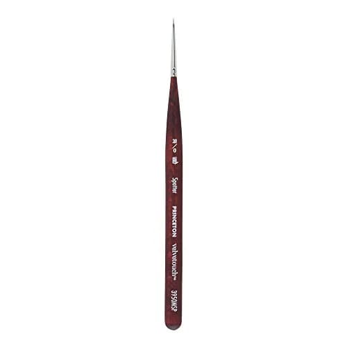 Princeton Velvetouch Mini Spotter Brush Size 20/0 inch (0.09mm) | Precision Detailing for Mixed Media thumbnail 1