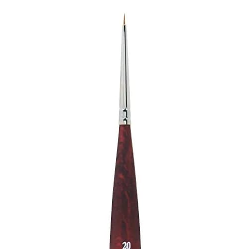 Princeton Velvetouch Mini Spotter Brush Size 20/0 inch (0.09mm) | Precision Detailing for Mixed Media thumbnail 2