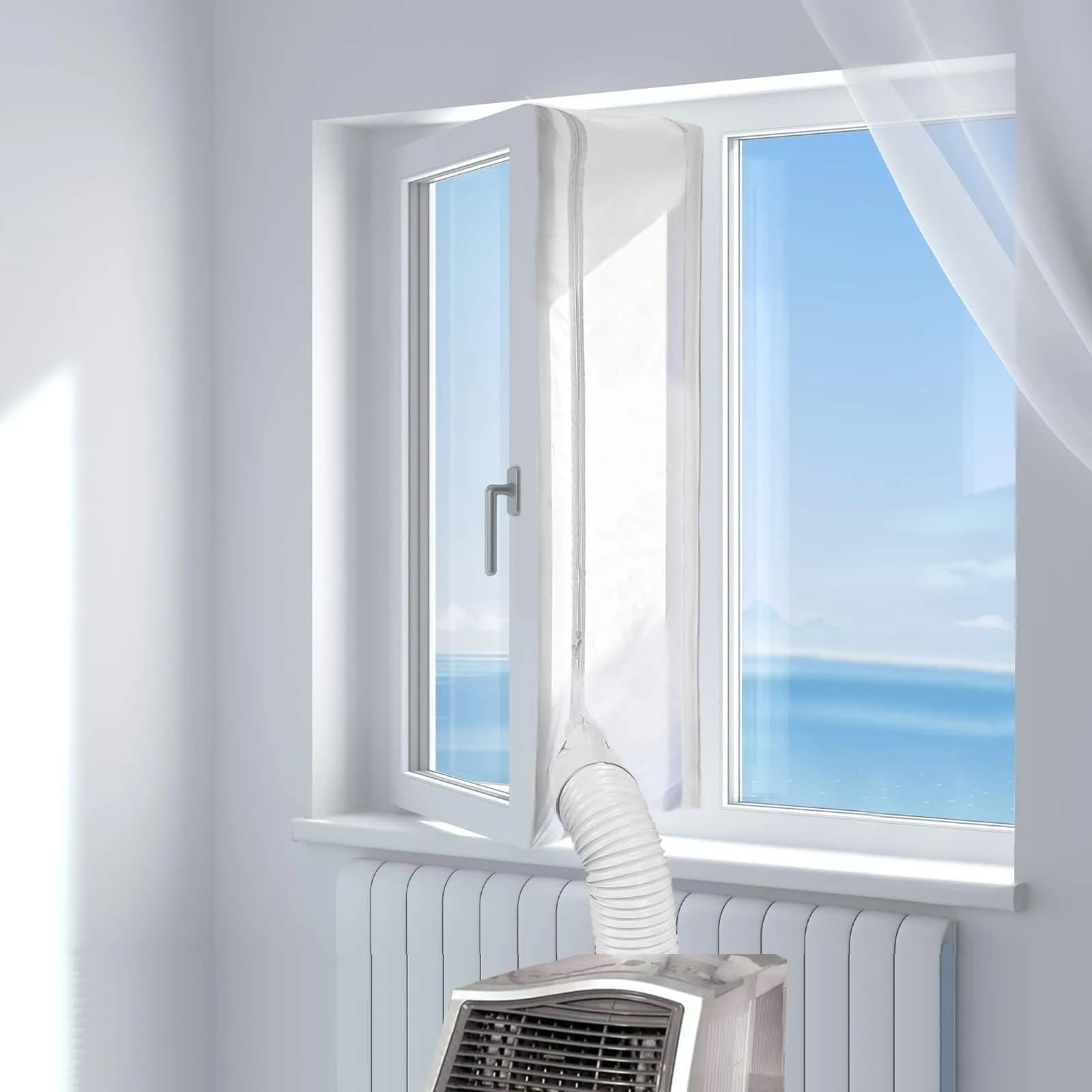 HOOMEE Universal Window Seal for Portable Air Conditioner & Dryer 300cm (118") | Easy Install Kit