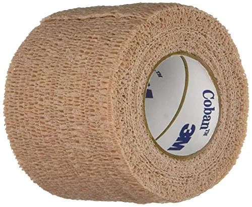 3M Coban Self-Adherent Wrap Tan 5.48 m (5 yds) | Secures Dressings & Immobilizes Injuries thumbnail 1