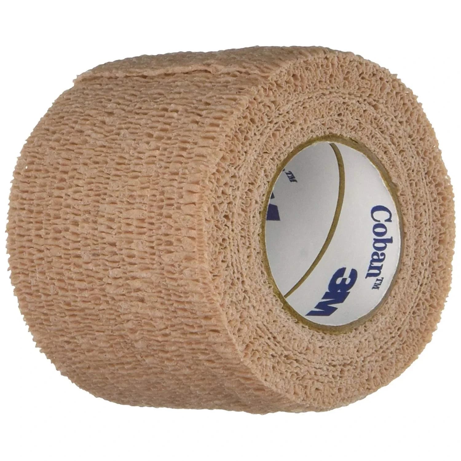 3M Coban Self-Adherent Wrap Tan 5.48 m (5 yds) | Secures Dressings & Immobilizes Injuries - main product image