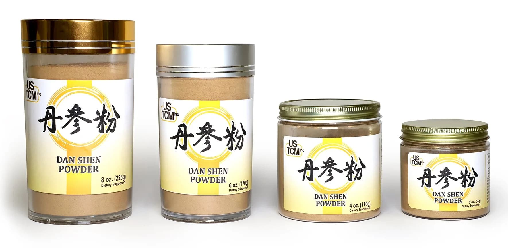 USTCM Dan Shen Powder Salvia Miltiorrhiza Powder Red Sage Root Powder 丹参粉 56.7 g (2 oz) - main product image