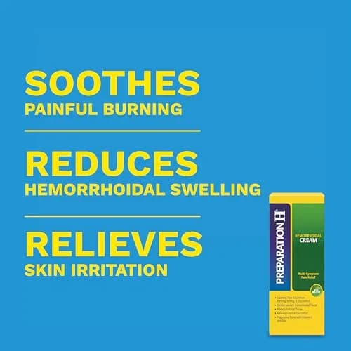 Preparation H Hemorrhoid Symptom Treatment Cream 3.6 oz (102 g) | Multi-Symptom Relief thumbnail 2