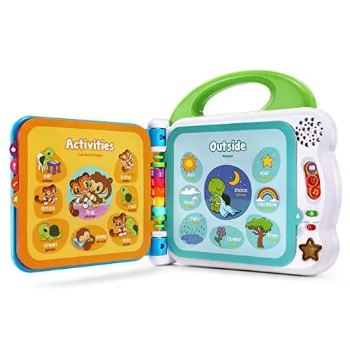 LeapFrog Learning Friends 100 Words Book - Green, 23.9cm x 23.4cm x 4.8cm | Bilingual Learning Toy thumbnail 4