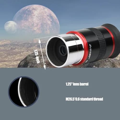 SVBONY 6mm Ultra Wide Angle Telescope Eyepiece | 68 Degree FOV, 1.25 Inch Barrel thumbnail 4