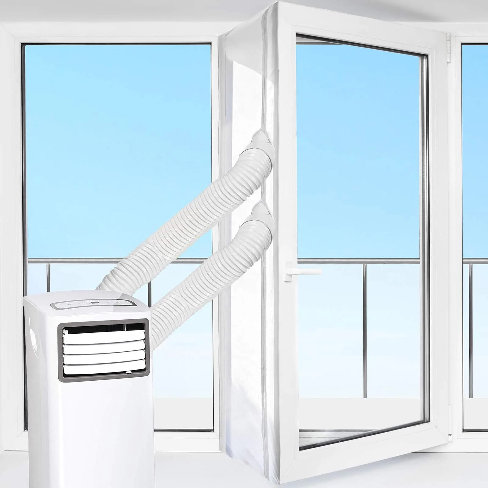 HOOMEE Universal Window Seal for Portable Air Conditioners & Dryers 560cm (220") | Easy Install Kit for Efficient Cooling