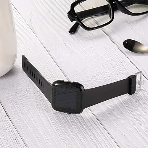 Wepro Sport Bands for Fitbit Versa 2, Versa Lite, Versa — Small 5.5"-7.2" Wrist — Black thumbnail 8