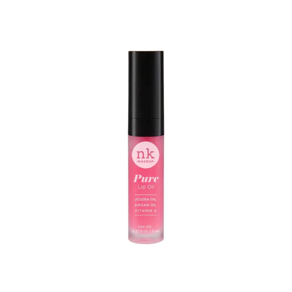 Nicka K New York Lip Oil Raspberry 0.27 Fl Oz | Moisturizing Satin Finish, Nourishing with Vitamin E - main product image