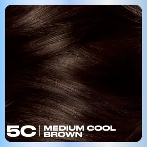 Clairol Nice'n Easy Permanent Hair Dye 5C Medium Cool Brown, 6.26 Fl Oz (Pack of 1) thumbnail 3