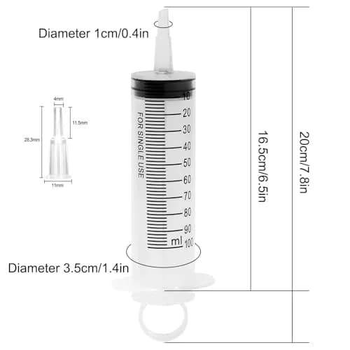 A AKRAF 100ml Syringe Pack | Industrial Grade, Precise Watering & Refilling thumbnail 5