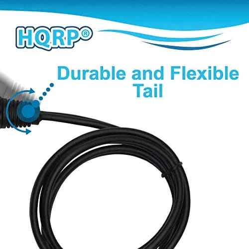 HQRP 9-pin Mini-DIN Male to 9-pin Mini-DIN Male Audio Input Cable | 9ft Length, Black thumbnail 4