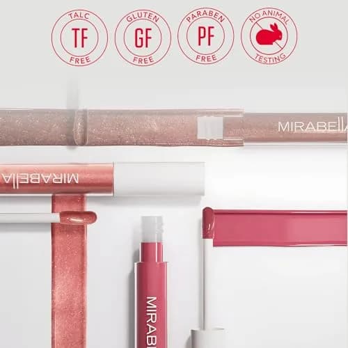 Mirabella Luxe Advanced Formula Matte Lip Gloss 1 Count | Long-Wear, Full-Coverage Liquid Lipstick for Women thumbnail 5
