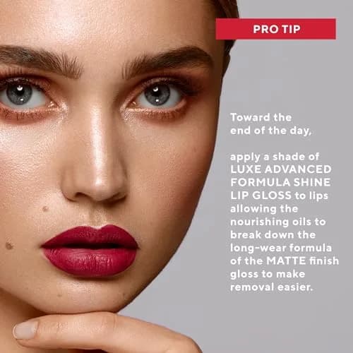 Mirabella Luxe Advanced Formula Matte Lip Gloss 1 Count | Long-Wear, Full-Coverage Liquid Lipstick for Women thumbnail 3