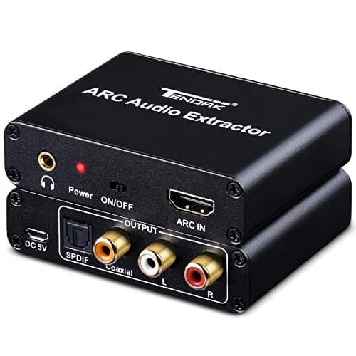 Tendak HDMI ARC Audio Extractor for HDTV Soundbar Speaker Amplifier | 192KHz PCM Support thumbnail 1