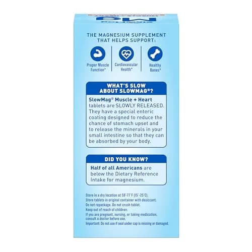 Slow-Mag Magnesium & Calcium Supplement 120 Tablets thumbnail 9