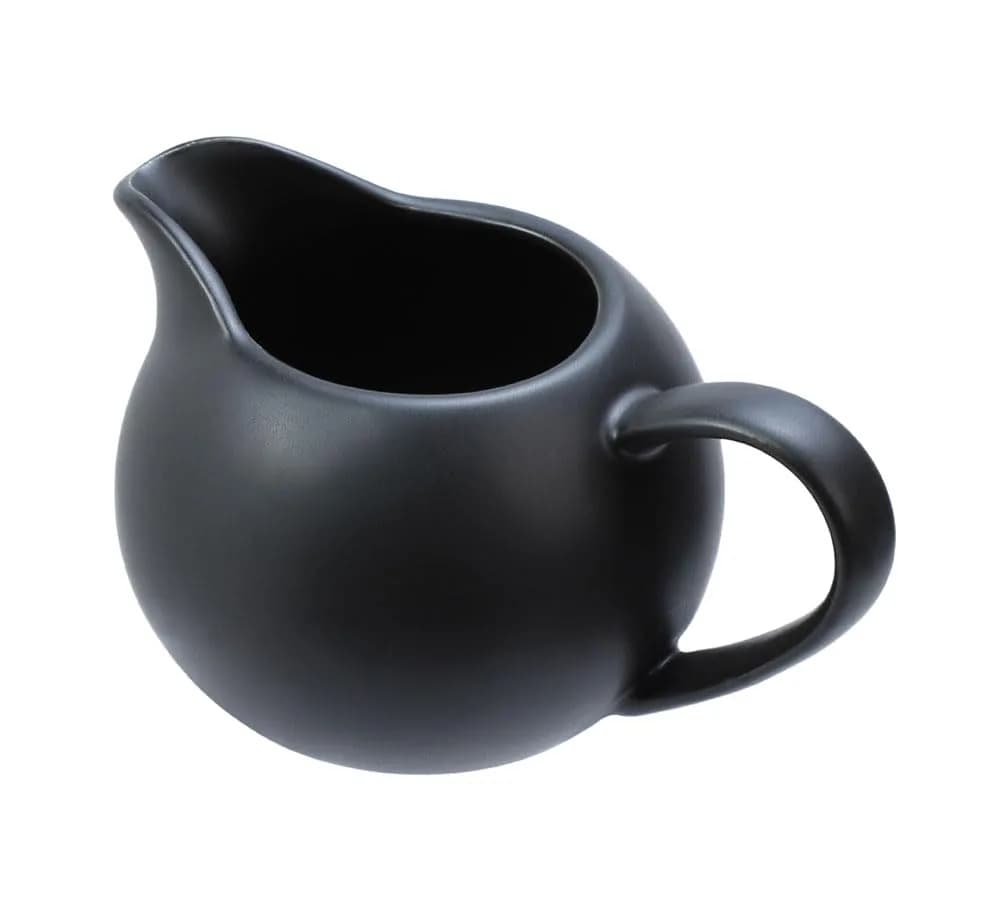 FUYU Matte Ceramic Creamer with Handle, 8oz | Small Coffee Milk Pitcher for Home & Kitchen - main product image