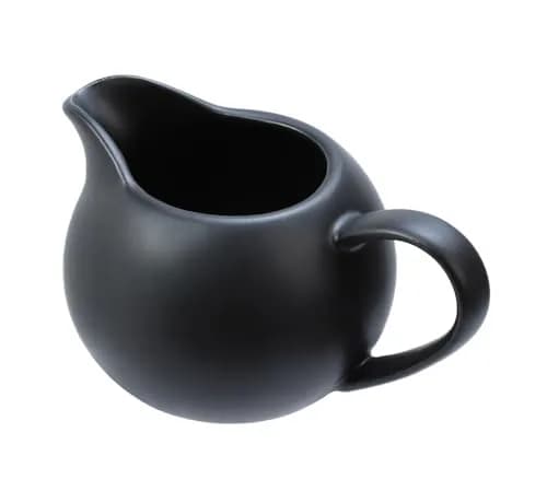 FUYU Matte Ceramic Creamer with Handle, 8oz | Small Coffee Milk Pitcher for Home & Kitchen thumbnail 1