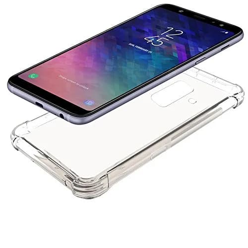 Zeking Crystal Clear TPU Case for Samsung Galaxy A6 (2018) - 1.5mm Thick | Protects Screen & Buttons thumbnail 5