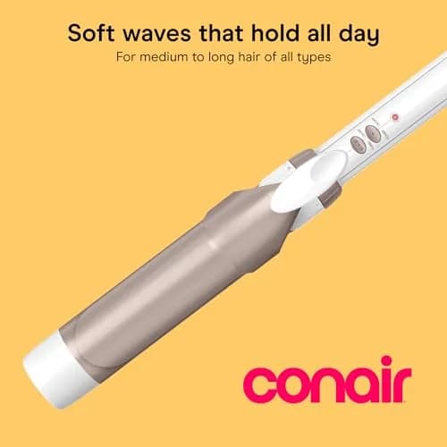 Conair Double Ceramic Curling Iron 1.5 Inch Barrel | Creates Soft Waves & Lasting Curls thumbnail 2