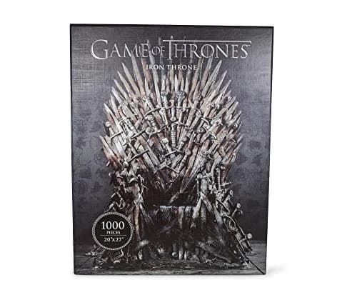 Game of Thrones Iron Throne Deluxe Puzzle 1000 Pieces | Iconic HBO Image, 20" x 27" thumbnail 1