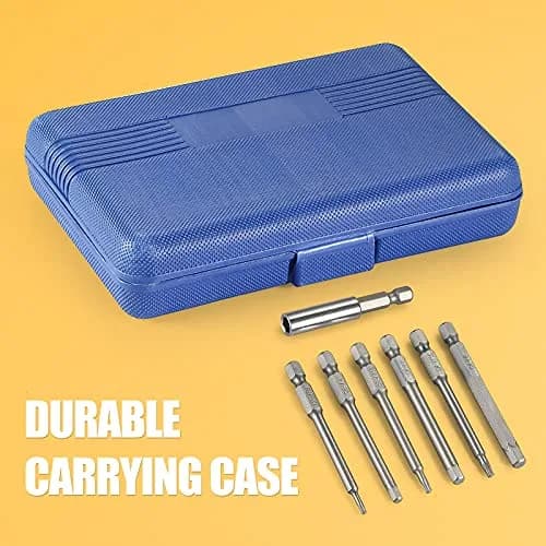S SUNSBELL 50-Piece Security Bit Set with Magnetic Extension & Case | Alloy Steel, 3-Inch Bits for Electronics & Household Repair thumbnail 3