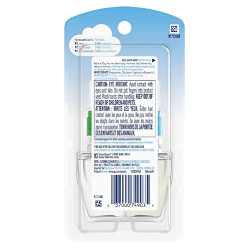 Febreze Fade Defy Plug Air Freshener Refill Gain Original Scent 0.87 fl oz (25.8 ml) | Lasts 50 Days thumbnail 2