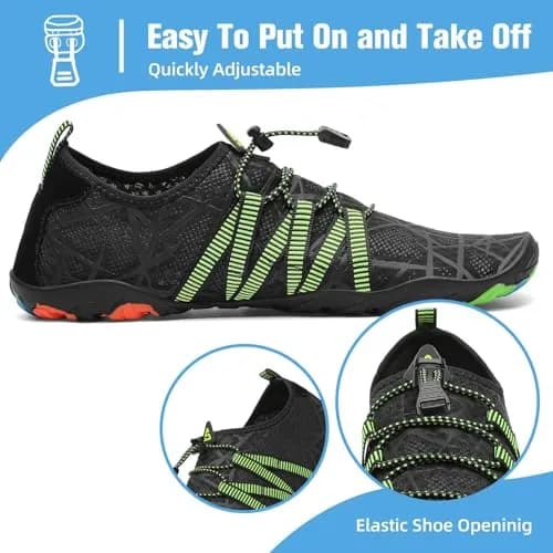 Mishansha Water Shoes for Women Men, Quick-Dry Barefoot Swim Shoes | Non-Slip, Lightweight & Packable thumbnail 6