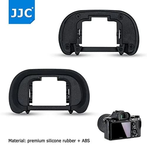 JJC 2 Pack Camera Eyecup for Sony A9II A7RIV A7RIII A7III A7RII A7SII A7II Cameras | Protects Viewfinder from Dust & Scratches thumbnail 4