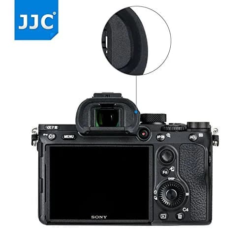 JJC 2 Pack Camera Eyecup for Sony A9II A7RIV A7RIII A7III A7RII A7SII A7II Cameras | Protects Viewfinder from Dust & Scratches thumbnail 6